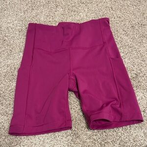 Athleta Women's Fuchsia Bike Shorts